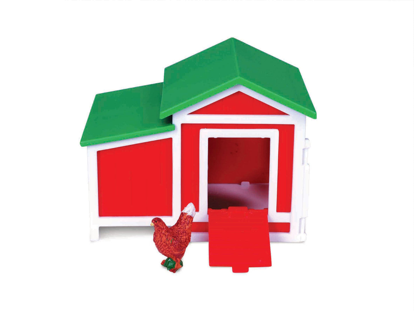 1:43 FARMLAND PLAYSET CHICKEN COOP WITH NEW HOLLAND TRACTOR