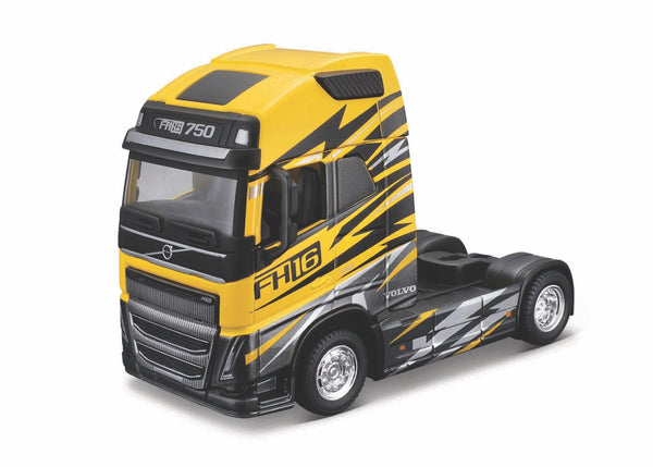 1:43 STREET FIRE HAULERS CUSTOM CABS VOLVO FH16 GLOBETROTTER 750 XXL YELLOW