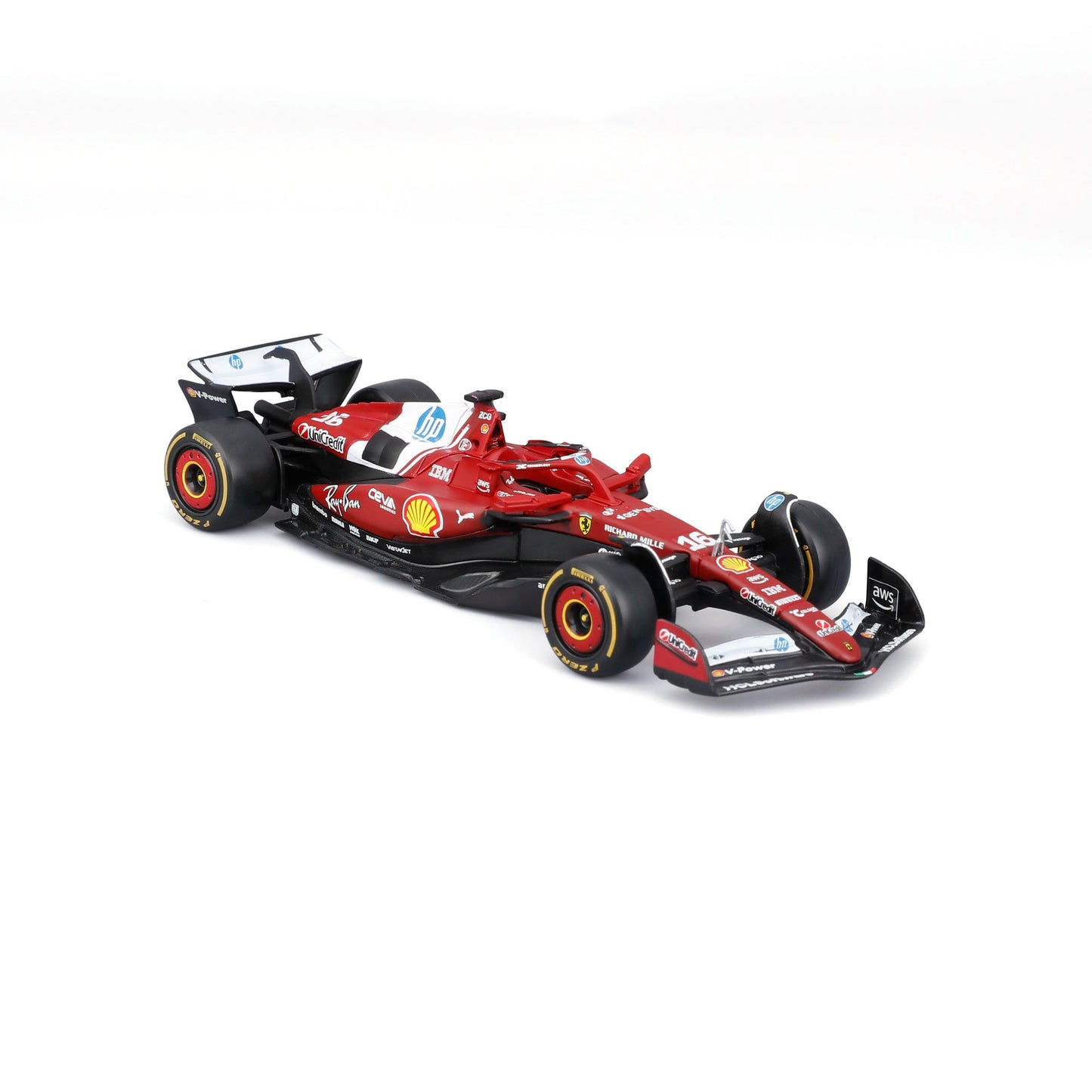 1:43 F1 FERRARI SF-25 2025 LECLERC IN 12PC DISPENSER
