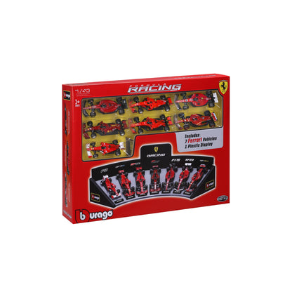 Coffret cadeau de luxe Ferrari F1 1:43 avec support d'exposition
