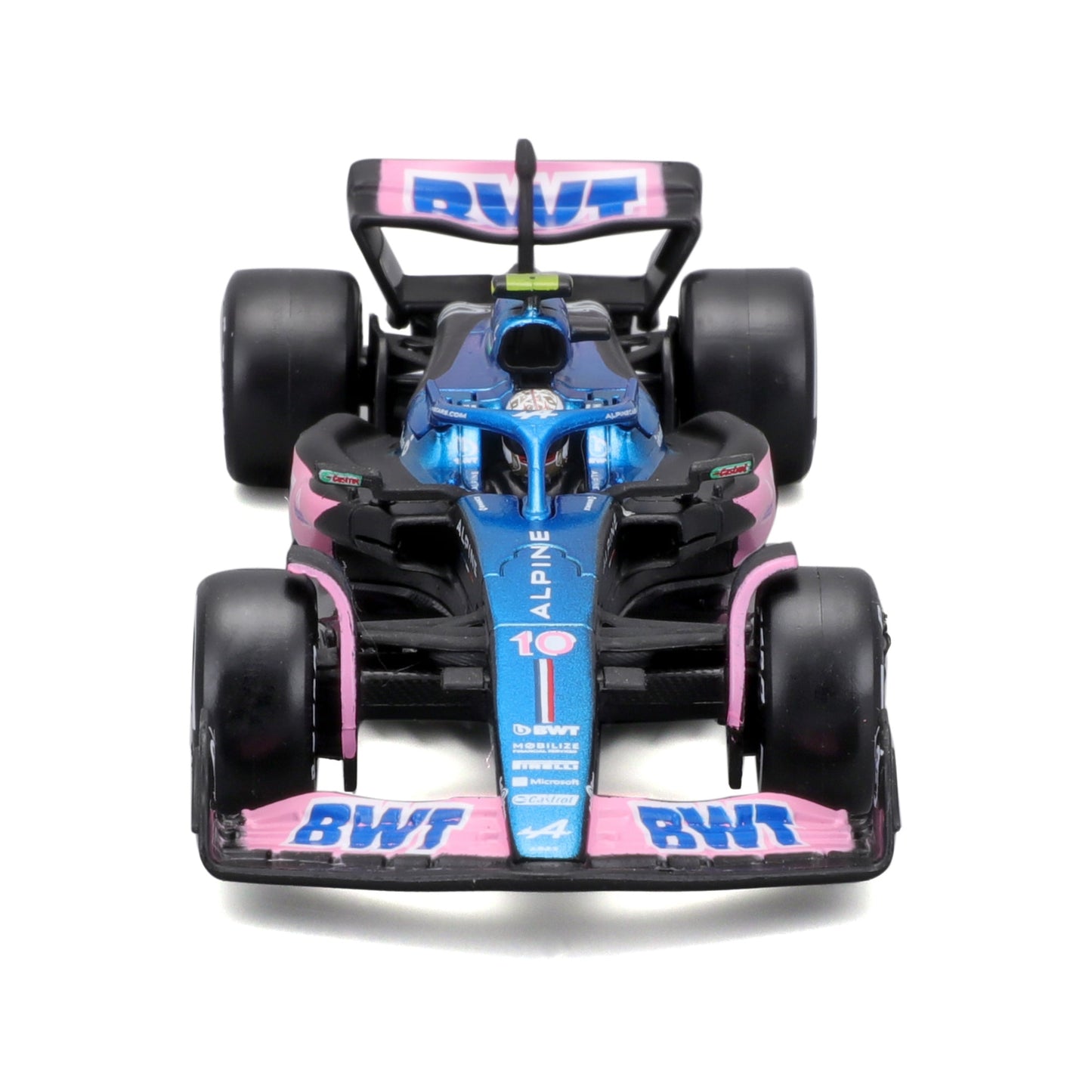 1:43 F1 BWT ALPINE F1 TEAM A523 2023 WITH GASLY HELMET