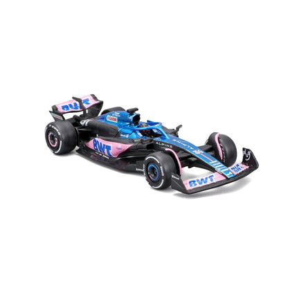 1:43 F1 BWT ALPINE F1 TEAM A523 2023 AVEC CASQUE OCON
