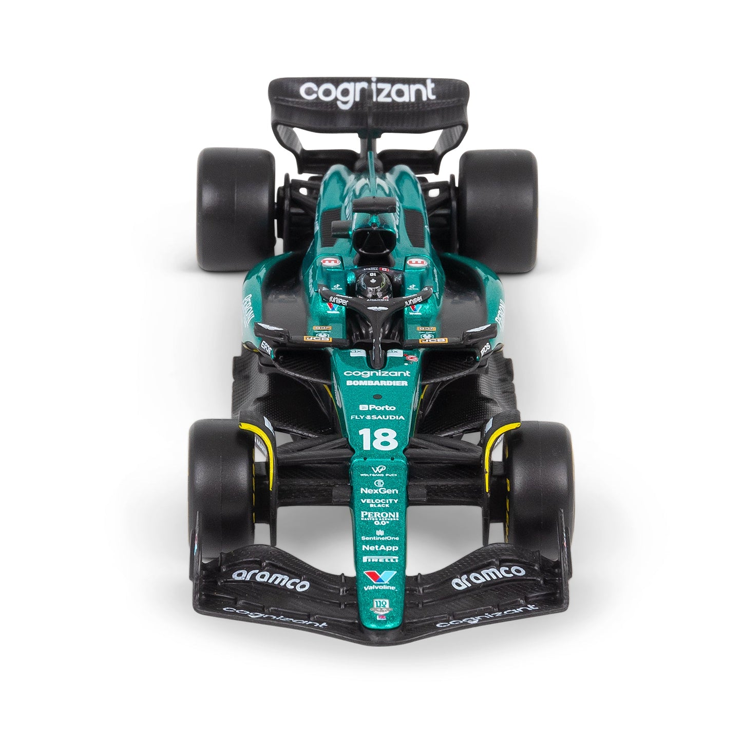 1:43 F1 ASTON MARTIN 2023 AMR23 AVEC PROMENADE AU CASQUE