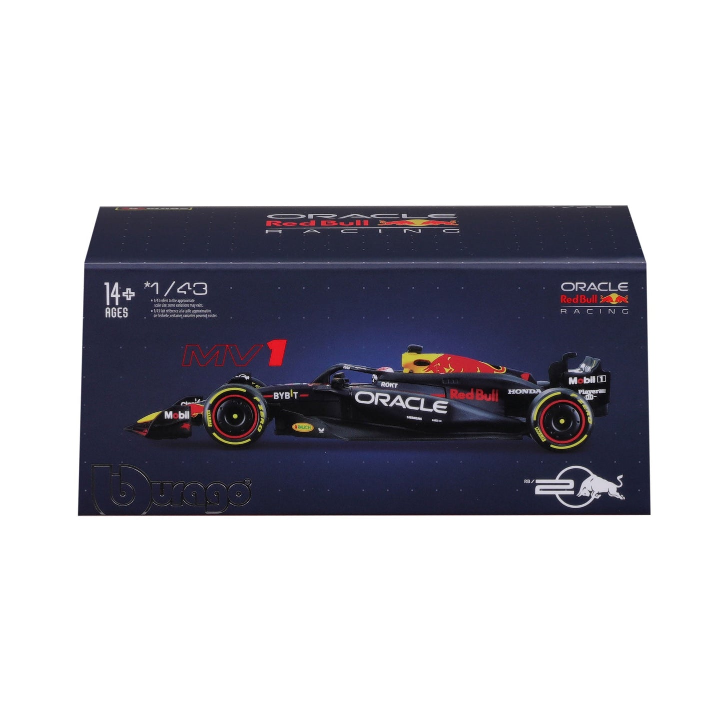 1:43 F1 RED BULL RACING RB20 2024 AVEC CASQUE VERSTAPPEN