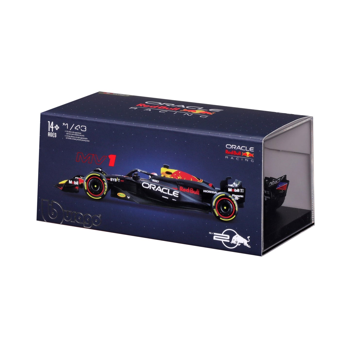 1:43 F1 RED BULL RACING RB20 2024 AVEC CASQUE VERSTAPPEN
