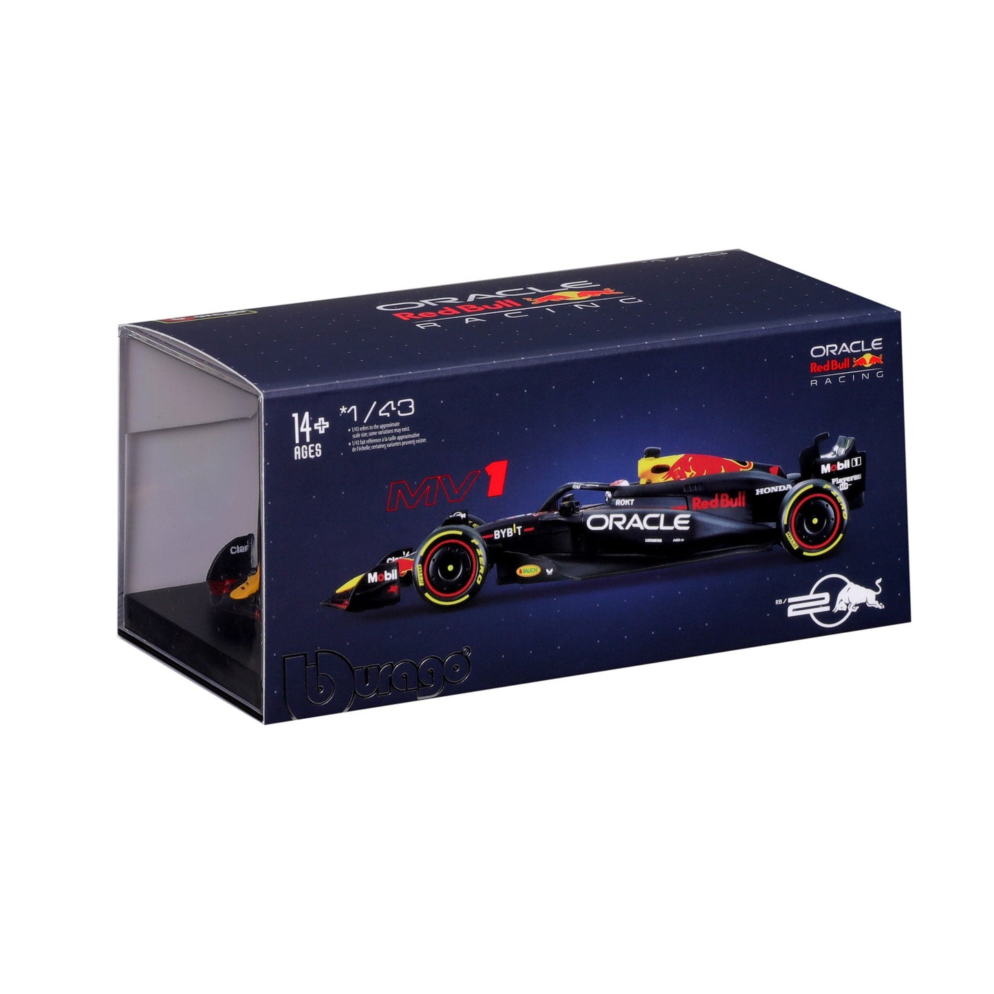 1:43 F1 RED BULL RACING RB20 2024 AVEC CASQUE VERSTAPPEN