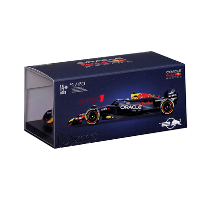 1:43 F1 RED BULL RACING RB20 2024 AVEC CASQUE VERSTAPPEN