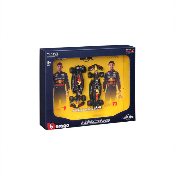 1:43 F1 RED BULL RACING RB20 2024 PACK DE DEUX VERSTAPPEN ET PEREZ