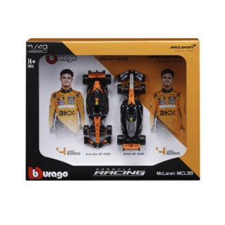 1:43 F1 MCLAREN MCL39 2025 NORRIS DRIVER TWO PACK