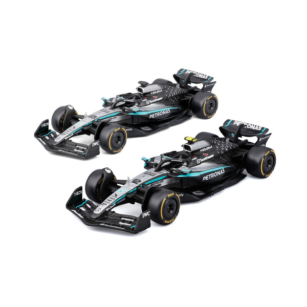 1:43 F1 MERCEDES AMG W16 2025 RUSSELL & ANTONELLI TEAM TWO PACK