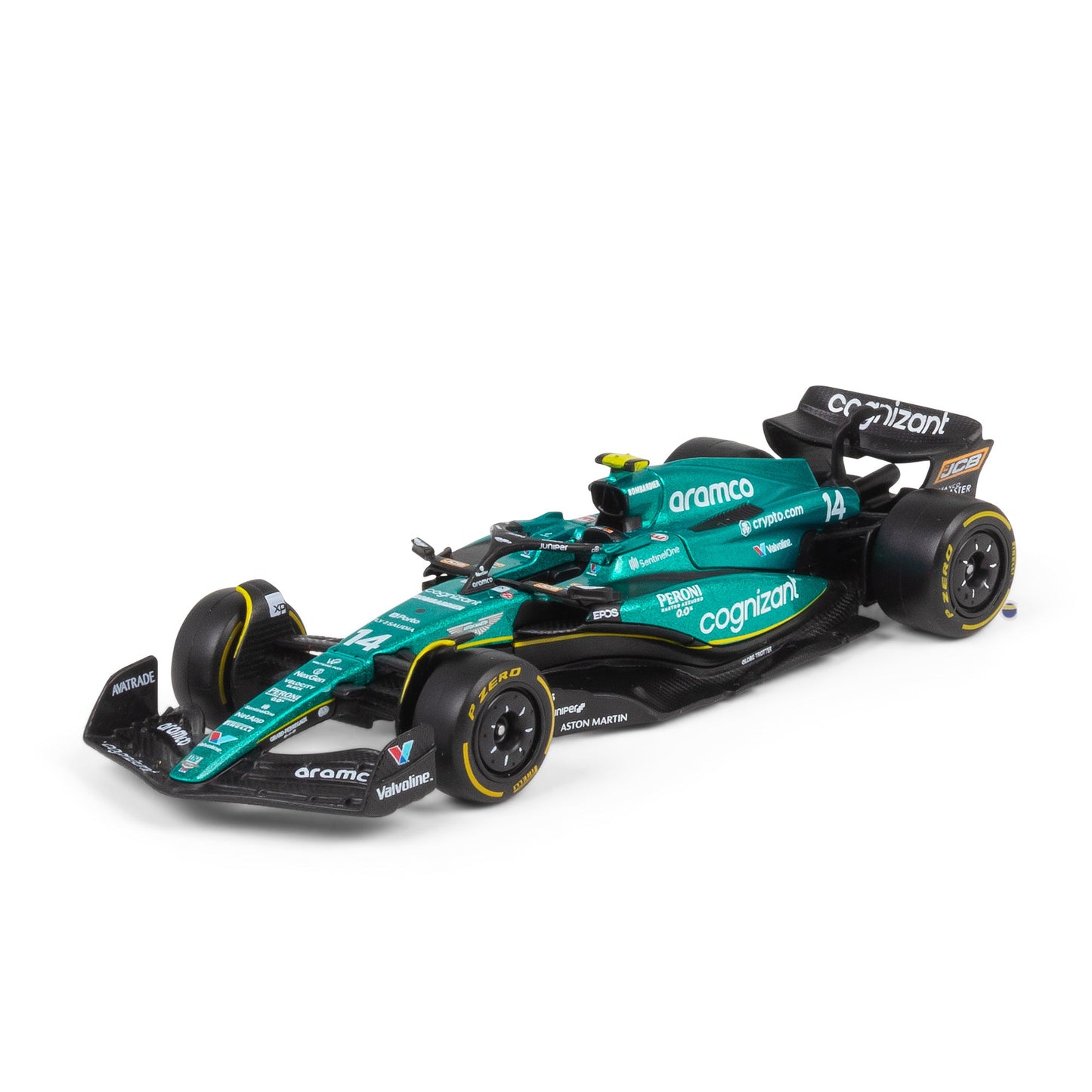 1:43 F1 ASTON MARTIN 2023 AMR23 ALONSO DANS LE DISTRIBUTEUR