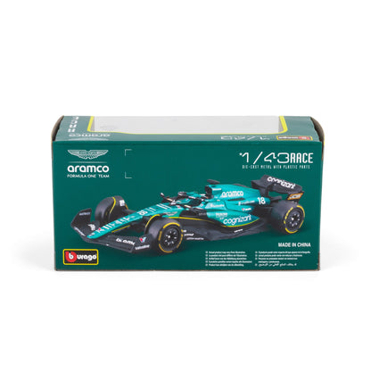1:43 F1 ASTON MARTIN 2023 AMR23 PROMENADE DANS LE DISTRIBUTEUR