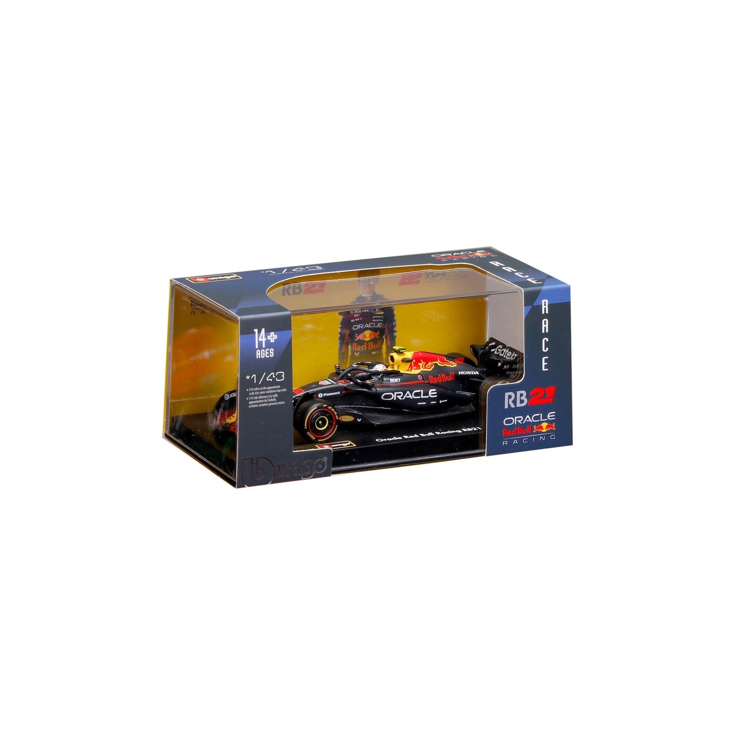 1:43 F1 RED BULL RACING RB21 2025 TSUNODA WITH HELMET