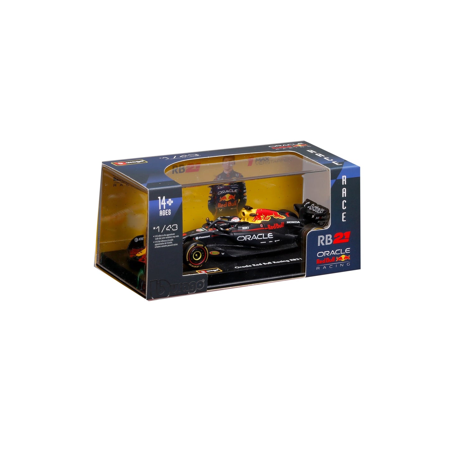 1:43 F1 RED BULL RACING RB21 2025 VERSTAPPEN WITH HELMET