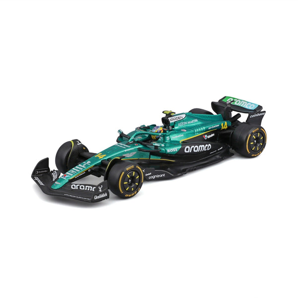 1:43 F1 ASTON MARTIN AMR25 2025 ALONSO WITH HELMET
