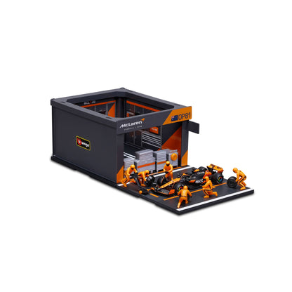 1:43 F1 MCLAREN MCL38 2024 PIT PASS DIORAMA PIASTRI