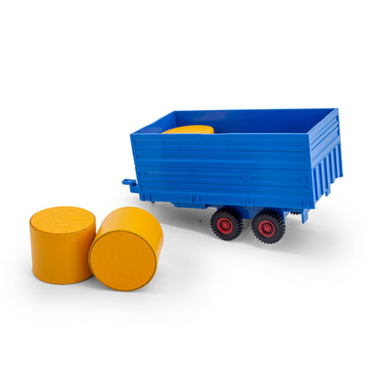 TRACTEUR NEW HOLLAND T7.315 AVEC REMORQUE À FOIN 1:32