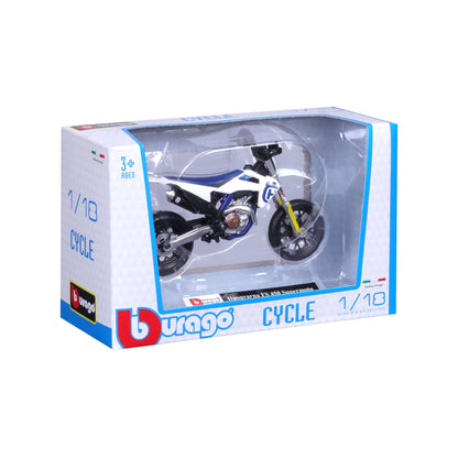1:18 MOTORBIKE HUSQVARNA FS 450 SUPERMOTO
