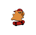 Pin's Capybara Skater