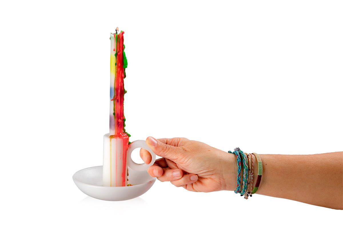 bougie candelabre goutte a goutte bitten