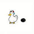 White Duck Cap Pin