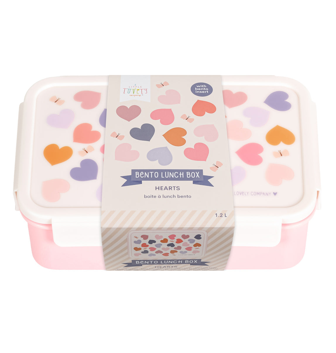 Boîte à déjeuner bento - Cœurs – vue 6 – A Little Lovely Company