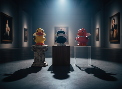 Tirelire Canard Noir Cupidon