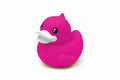 Small duck fuchsia piggy bank