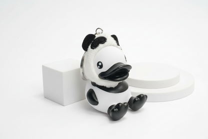 Sleutelhanger met eend en panda