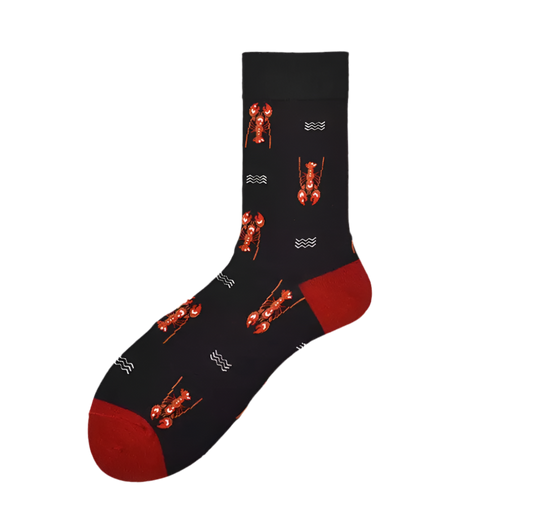 chaussettes noires homards mrcol