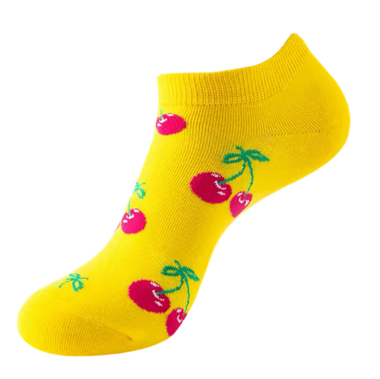 Chaussettes Courtes Cerises