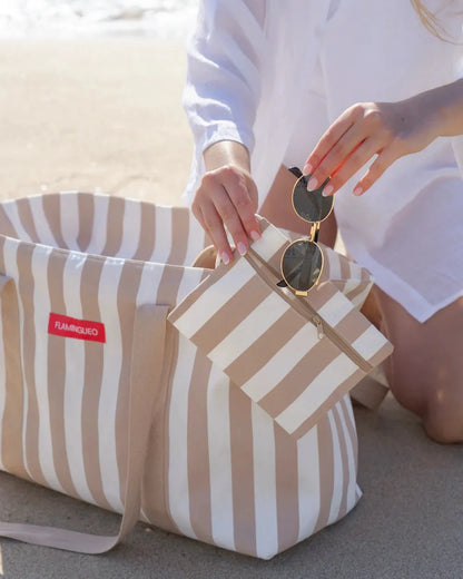 Large Beach Tote Bag with Zipper – DELMA