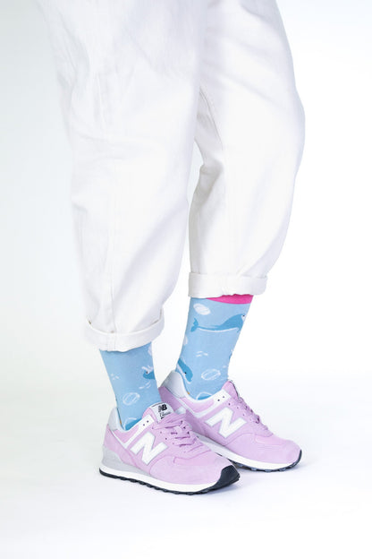 Blue Dolphin Socks