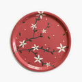 Holiday Flowers Round Serving Tray - 31 cm