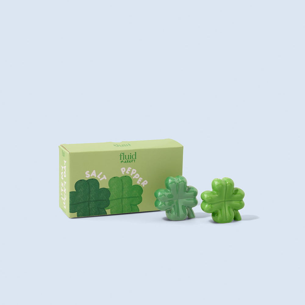 Clover Salt and Pepper Shakers