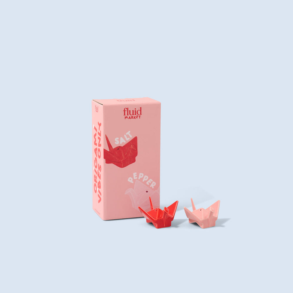 Origami Salt and Pepper Shakers