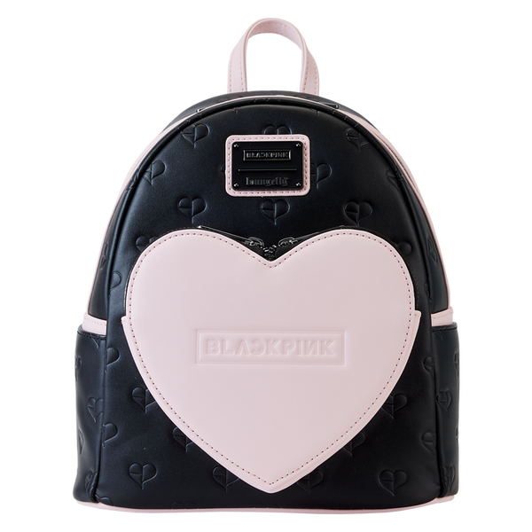 blackpink all over print heart mini backpack