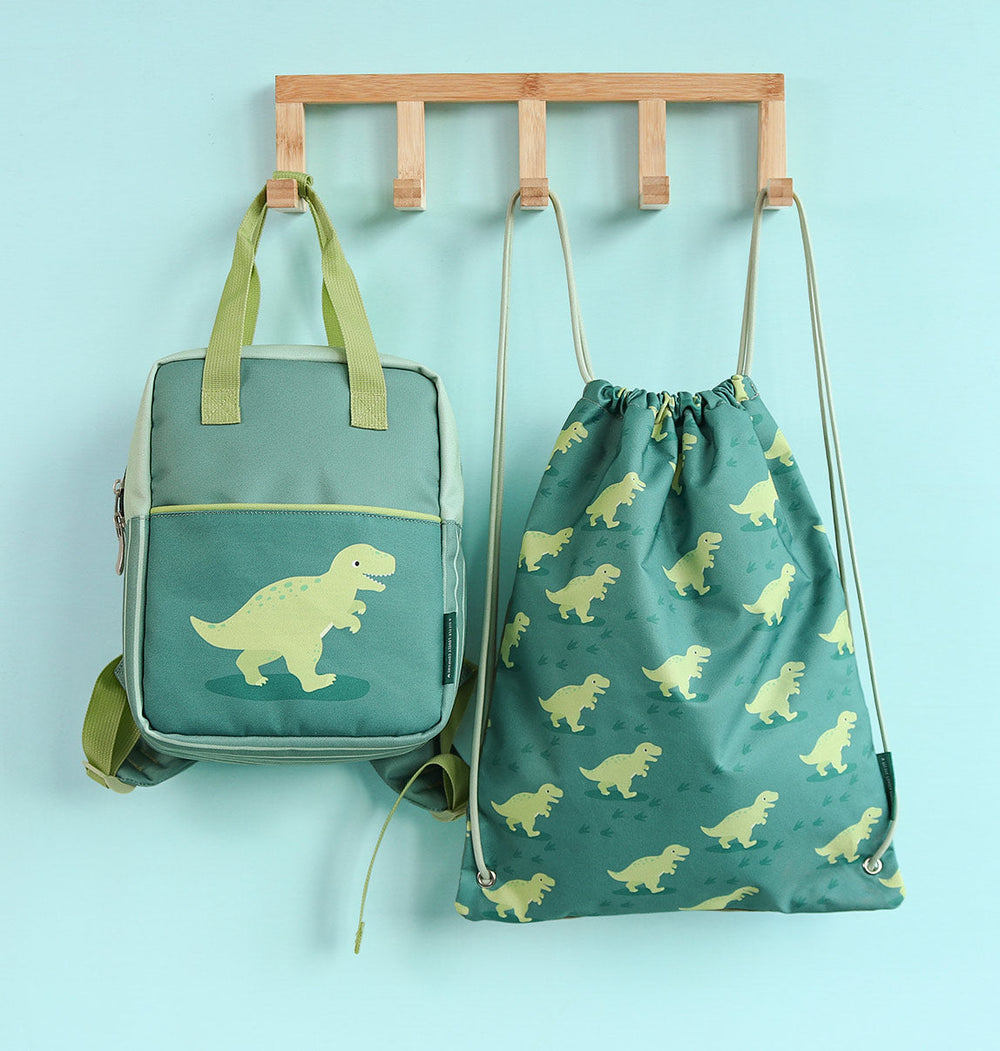 Petit sac à dos carré enfant - Dinosaure