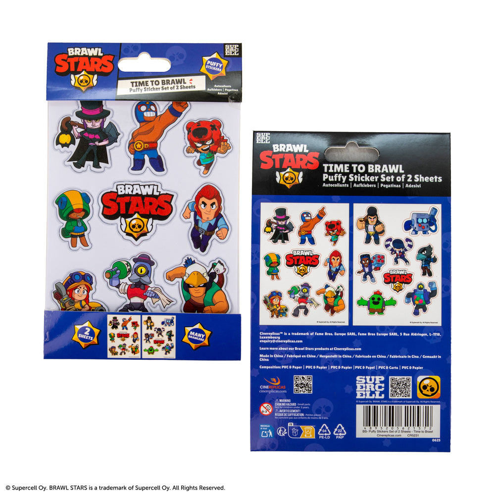 Autocollants 3D Brawl Stars