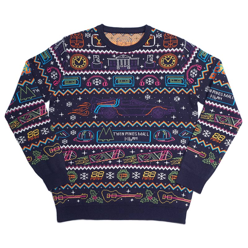 Christmas sweater Back to the future
