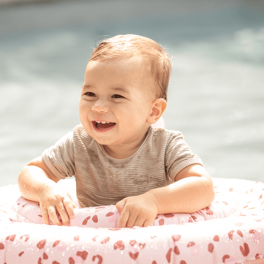 Baby Float - Old Pink - Leopard - 0/1 Years