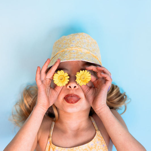 Sun Hat Reversible - Yellow - Florish