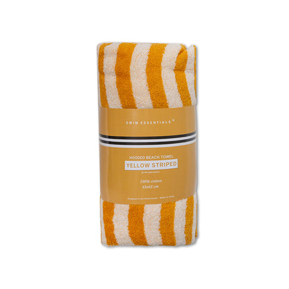 Beach Poncho - Yellow/White - Flow - 65 x 65 cm