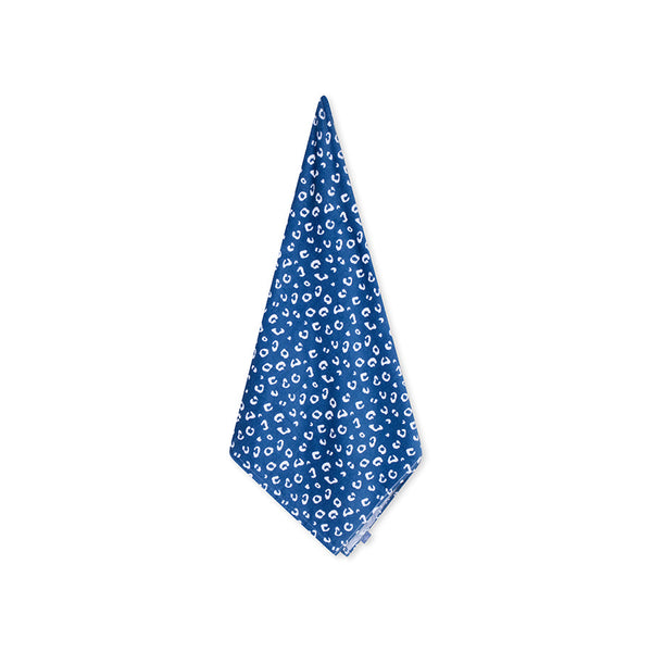 Beach Towel Microfiber - Blue - Leopard - 180 x 90 cm