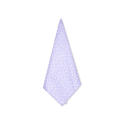 Beach Towel Microfiber - Lila - Leopard - 135 x 65 cm