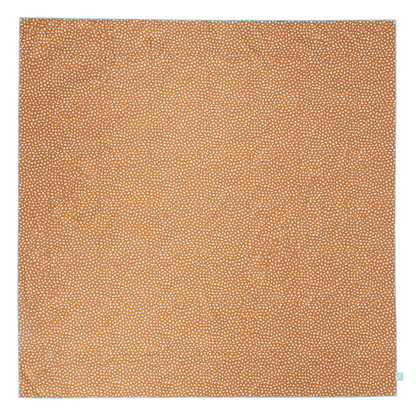 Beach Towel Microfiber - Orange/White - Vibrant Stripes - 180 x 180 cm