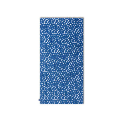 Beach Towel Cotton - Blue - Leopard - 135 x 65 cm
