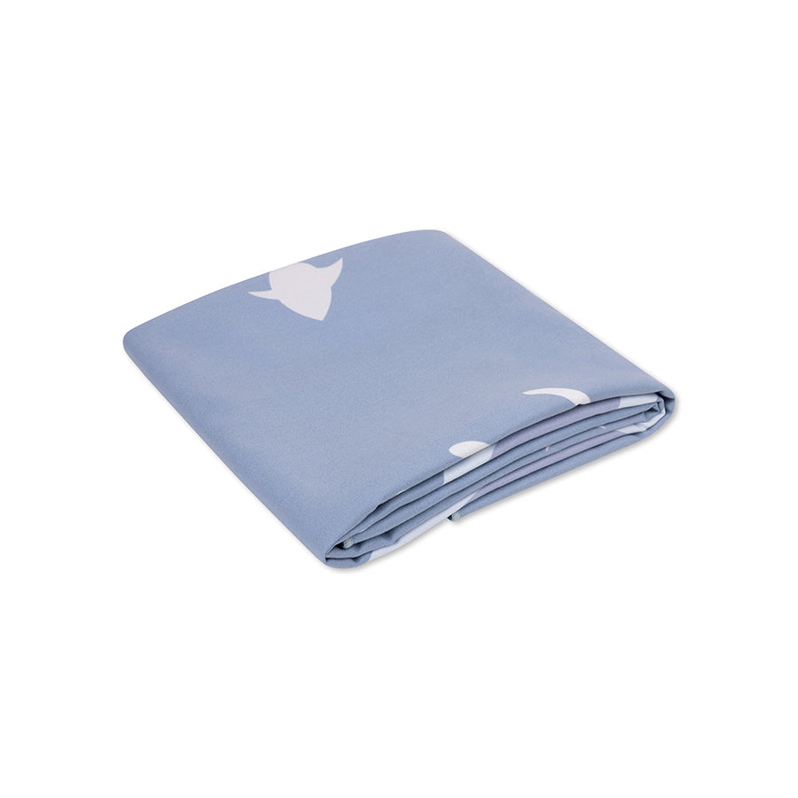 Microfiber Beach Towel - Blue - Coral Bliss - 135 x 65 cm
