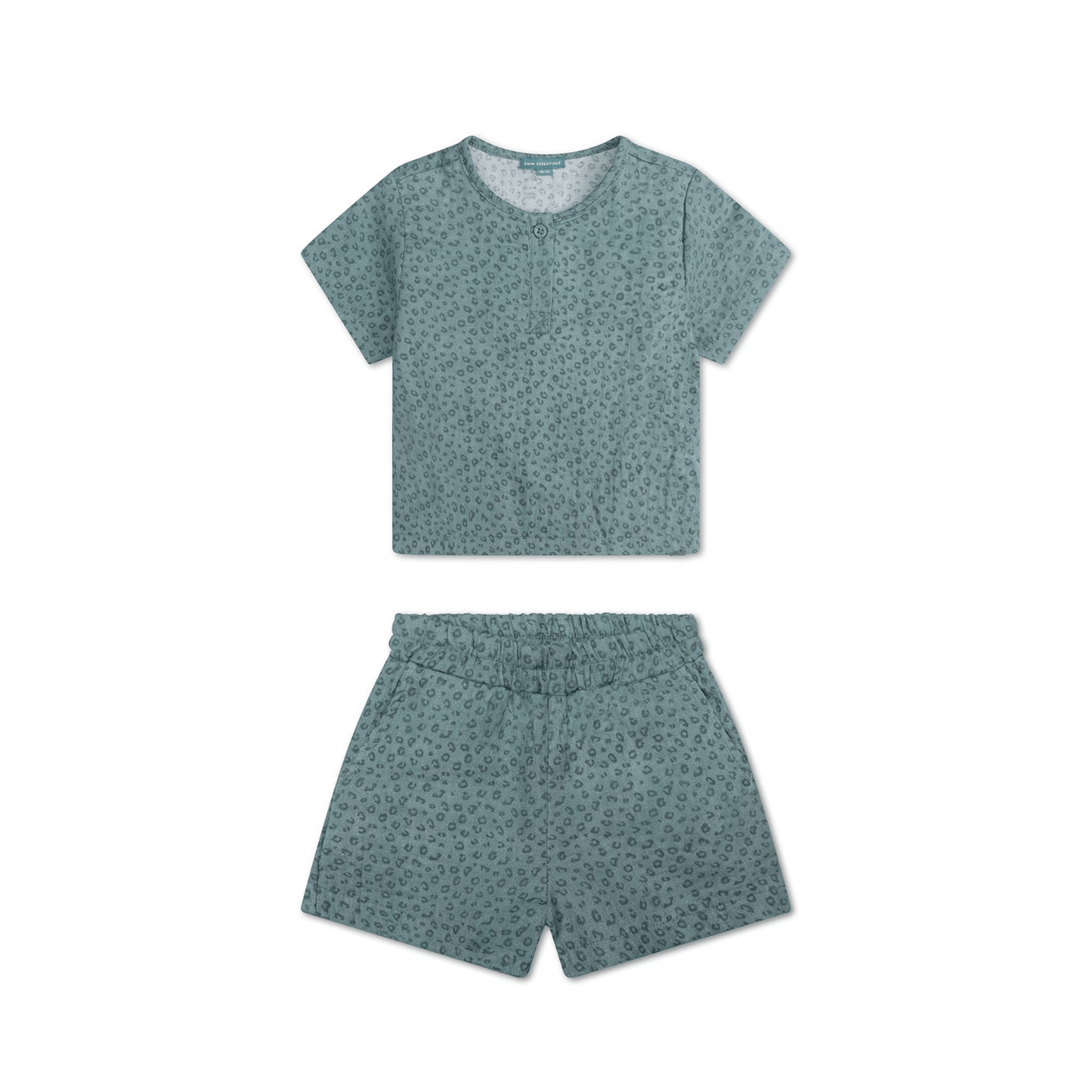 Beachwear Boys - Muslin - Green - Leopard