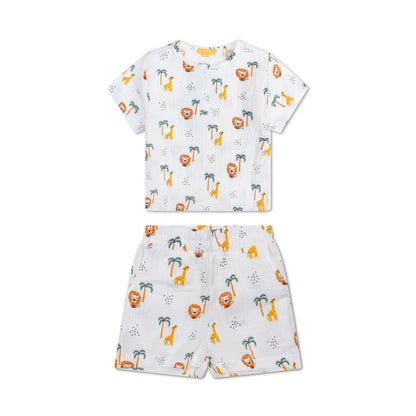 Beachwear Boys - Muslin - Multicolor - Jungle